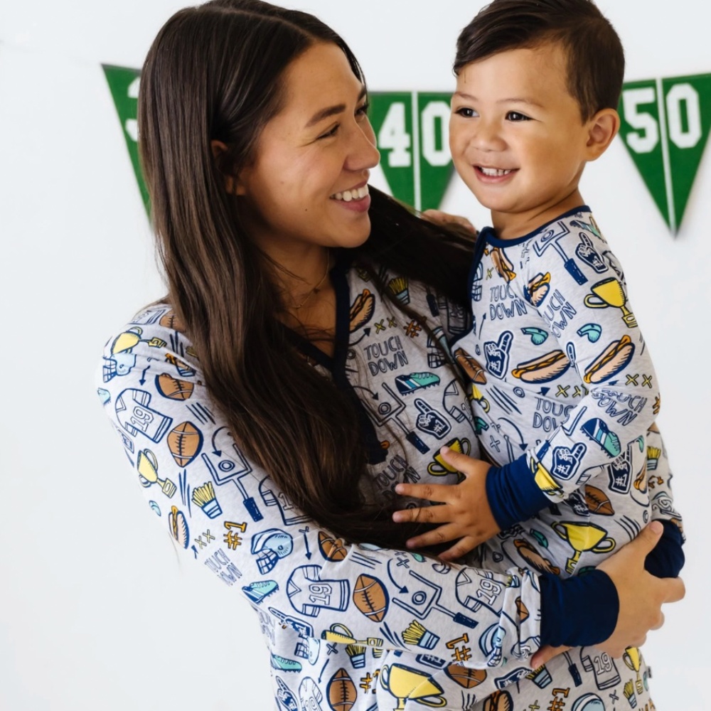 Little Sleepies Game Day Womens LS Pajama Top